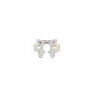 8492512 Ivory Rubber Dam Clamps, Winged 3, Small Lower, 57322