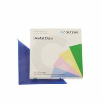 8441712 Hygenic Dental Dam 6" x 6", Medium, Blue, 36/Box, HO3530
