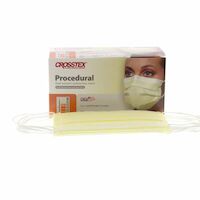 Procedural Earloop Face Masks, ASTM Level 2, Yellow, 50/Pk, GCPYE thumbnail 6