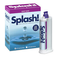 2211222 Splash! Heavy Body, Half-Time Cartridge, 48 ml, 2/Box, 4 Mix Tips, SPD1233