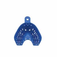 2211322 Tuff Lock Disposable Impression Trays Adult, Small, Upper, Blue, 50/Bag, GIT-U3