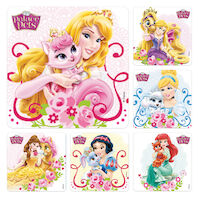 3310822 Disney Stickers Princess w/Pet, 100/Roll, PS585