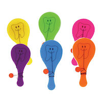 3310132 Paddleball Tooth Design Paddleball, 48/Pkg.