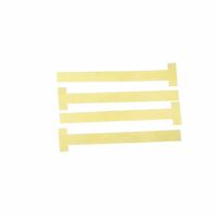 9516042 T-Style Bands Straight, Brass, Large, 100/Pkg.