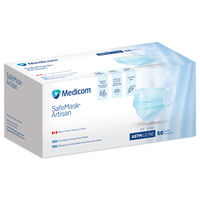 SafeMask Artisan Mask ASTM Level 2 Blue 50/Bx - SafeMask Artisan Mask ASTM Level 2 Blue 50/Bx - Image 1