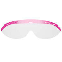 9200242 Dynamic Disposable Eyewear Replacement Lens, Clear w/Pink Stripe, 100/Pkg, 3917