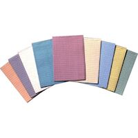 9529342 Tidi Towels 3-Ply Tissue, 1-Ply Poly, 17"x 18", Blue, 500/Pkg, 917413