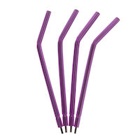 9528842 Disposable Air/Water Syringe Tips Purple, 250/Bag