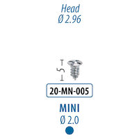 496-0452  2.0 mm x 5 mm, Mini Screw, 20-MN-005 product image