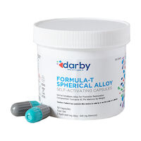 9513952 Formula-T Spherical Alloy Fast Set, Two Spill, Aqua/Gray, 50/Pkg.