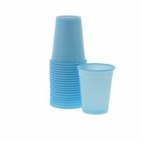 4952062 Monoart Plastic Cups Light Blue, 200 ml, 100/Pkg., 21410012