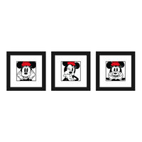 5258072 Wall Art 5258072, Disney Mickey and Minnie Mouse Expressions Wall Art, JV591, 3/Pkg