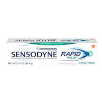 0070272 Sensodyne Rapid Relief Toothpaste Extra Fresh, 3.4 oz., 011450