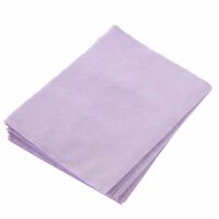 3411992 Headrest Covers Polycoated, 10" x 10", Lavender, 500/Pkg, LOLV
