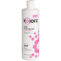 5257603 Kolorz Sixty Second Fluoride Gel 5257603, Cotton Candy, 16oz, 777303, 1/Bottle