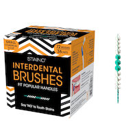 8230013 StaiNo Interdental Brushes Brush Refill, Minis Microfine, 72/Box, S214P