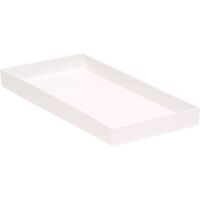 9518023 Plastic Cabinet Trays #19, 7 7/8" x 3 3/4" x 3/4", White, 20Z205A