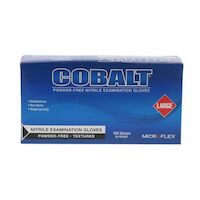 3173223 Cobalt Nitrile PF Gloves Large, Blue, 100/Box, N193