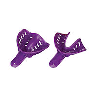 2174033 Excellent-Colors Disposable Impression Trays #6, Adult Large Lower, Purple, 50/Bag, ITO-6L-50