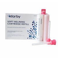 9507633 Darby Soft Relining Material Soft Relining Cartridge, Mixing Tips, 50 mL Cartridge