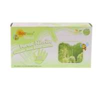 9530143 BeeSure Naturals Nitrile PF Gloves Forest Green, Small, 300/Box, BE2946