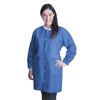 FiTMe lab coats xx-large medical blue 10/pkg product image