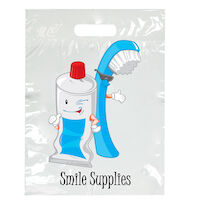 3314153 Specialty Bags 250 Count Smile Supplies, 9" x 13", 250/Pkg.