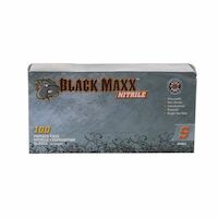 9507453 Black Maxx PF Gloves Small, 100/Box, BMN100S