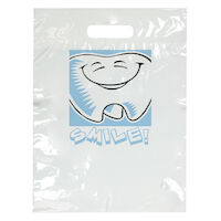 525-4753  Small Smile! Tooth Bag, 7.5" x 9", 100/Pkg product image