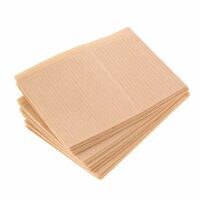 3410983 Patient Towels Deluxe, 3-Ply Paper, 1-Ply Poly, Peach, 500/Box