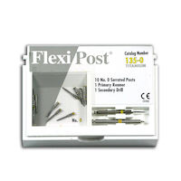 9530593 Flexi-Post Refills and Economy Refills Titanium, Size 0, Yellow, 10/Pkg, 135-0