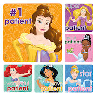 3310204 Disney Stickers Princess Patient, 100/Roll, PS596