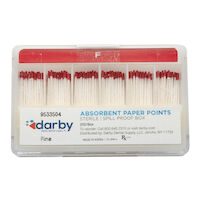 9533504 Absorbent Paper Points Fine, 200/Box