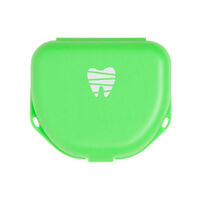 5258314 Imprinted Retainer Boxes Neon Green, 1", 25V500P, 144/Pkg