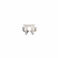 8492514 Ivory Rubber Dam Clamps, Winged 4, Small Upper for Round Teeth, 57324
