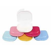 5255124 Retainer Boxes Assorted Colors, 3" x 3-1/8" x 1-1/8", UDB-7405, 12/Bag, 20