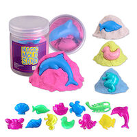 Toy Magic Molding Sand Assorted Colors 12/Pk - Toy Magic Molding Sand Assorted Colors 12/Pk - Image 1