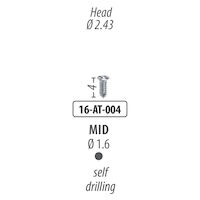 496-0444  1.6 mm x 4 mm, Mid Auto-Screw, 16-AT-004 product image