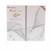 9540844 Curve Fitted Nitrile PF Gloves Size 7, 100/Box, 3426