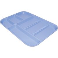 9550844 Procedure Set-Up Trays - Divided B Seafoam, 32158