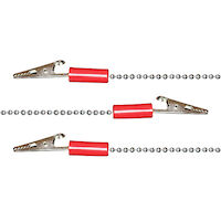 9501754 Bib Clips Chain, 14", Red, 3/Bag