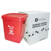 525-2364  28 Gallon Sharps Container w/ Recycling Kit, 40028 product image
