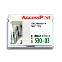 9533364 AccessPost Size 3, Green, 10/Pkg., 530-03