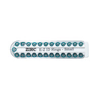 9906274 E-Z ID Ring Systems and Refills Small Refill Rings, Teal, 25/Pkg., 70Z100J
