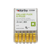 5255584 Darby Deluxe Flex K Files #20, 25mm, 6/Pkg