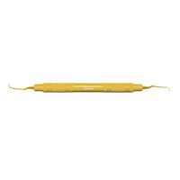 9560094 XP Double Gracey Quik-Tips Double Gracey Posterior w/ Resin Handle, Yellow, AEDGPXPX