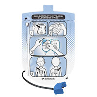 3811094 Lifeline AED Defibrillators and Accessories Pediatric Pads, DDP-200P