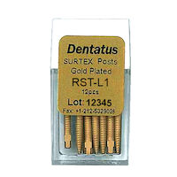 9519694 Surtex Gold Plated Post Refills Long, L-1, 11.8 mm, 12/Pkg., RST-L1