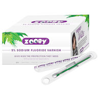 5250005 Zooby Sodium Fluoride Varnish Happy Hippo Cake, 50/Pack, 296201