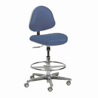 4404105 Generation Stools Assistant Stool w/Backrest, Ultra Leather, 3554-200U